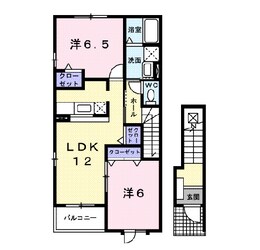 カーサ　Ｙ・Ｒの物件間取画像